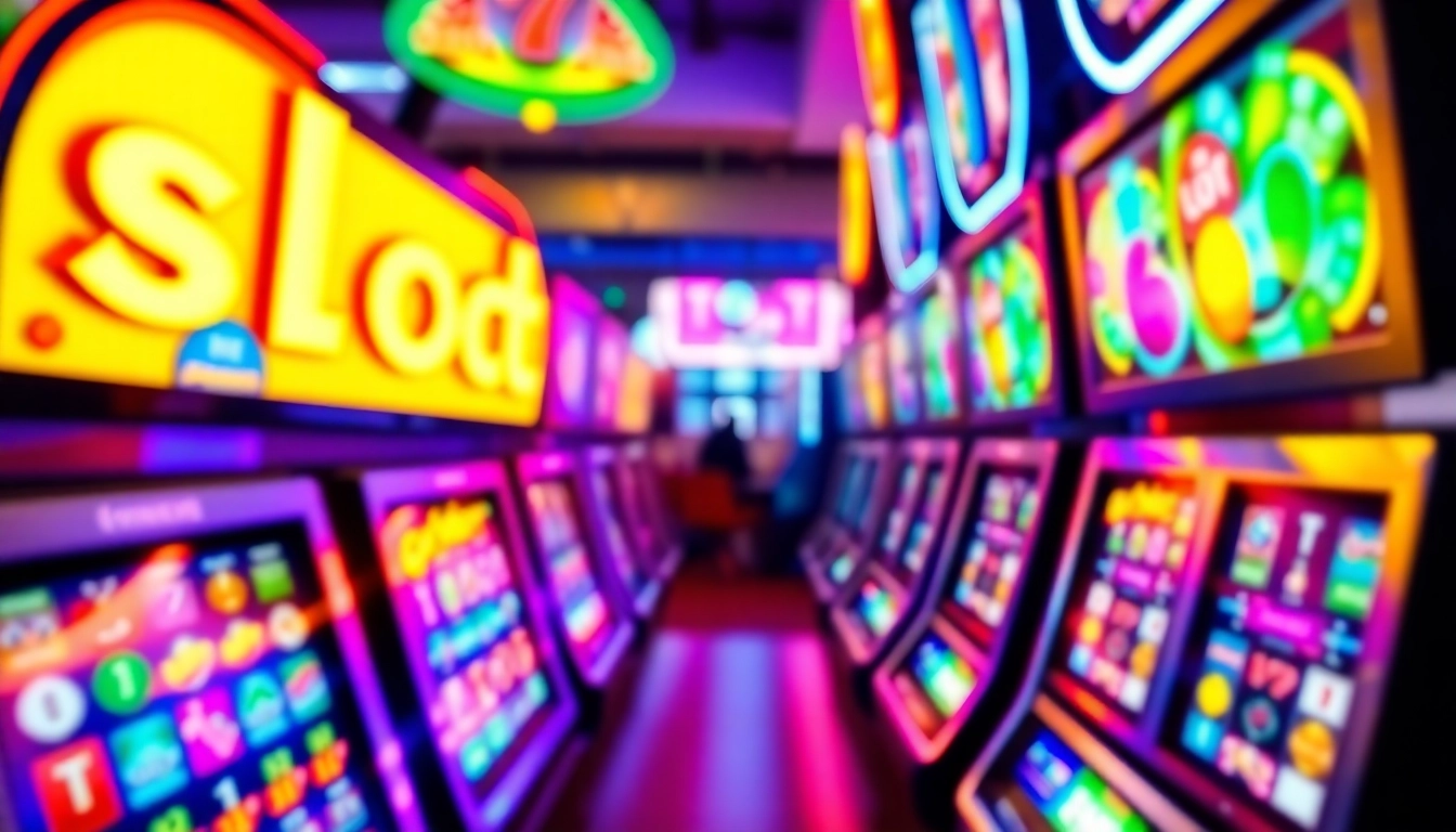 Play slots gacor with vibrant, illuminated machines for thrilling wins.