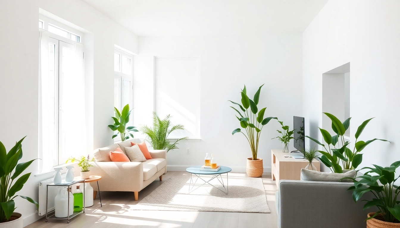 Experience professional bond cleaning Logan services in a bright and tidy living room setting.