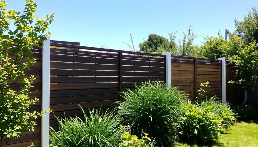 Check quality fencing companies Manchester providing stylish and durable fencing options in a beautiful garden.