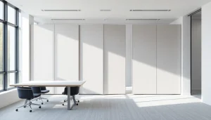 Utilize a Folding Partition Wall to create stylish, adaptable spaces in modern interiors.