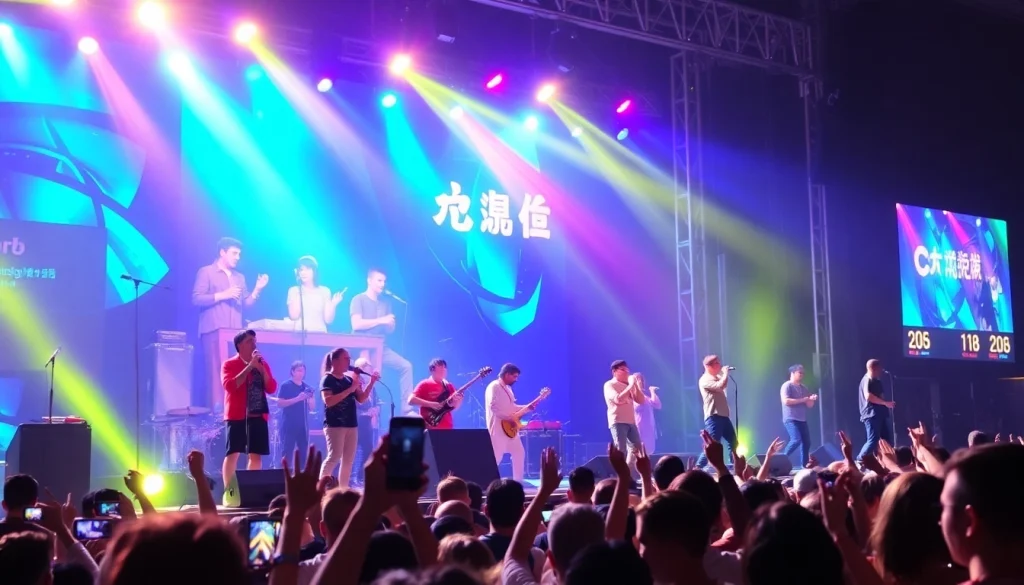 Experience the excitement of 汽水音乐海外 through vibrant performances and a lively festival atmosphere.