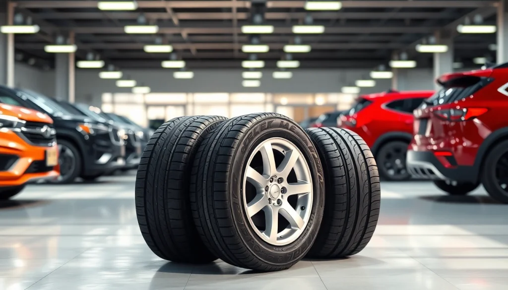 Showcasing General tires prominently on display, highlighting features and quality.