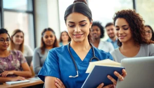Enhance your skills with rn ceus in a professional nursing study environment.