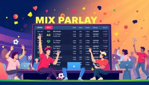 Engage with mix parlay betting by exploring a vibrant online sportsbook environment.