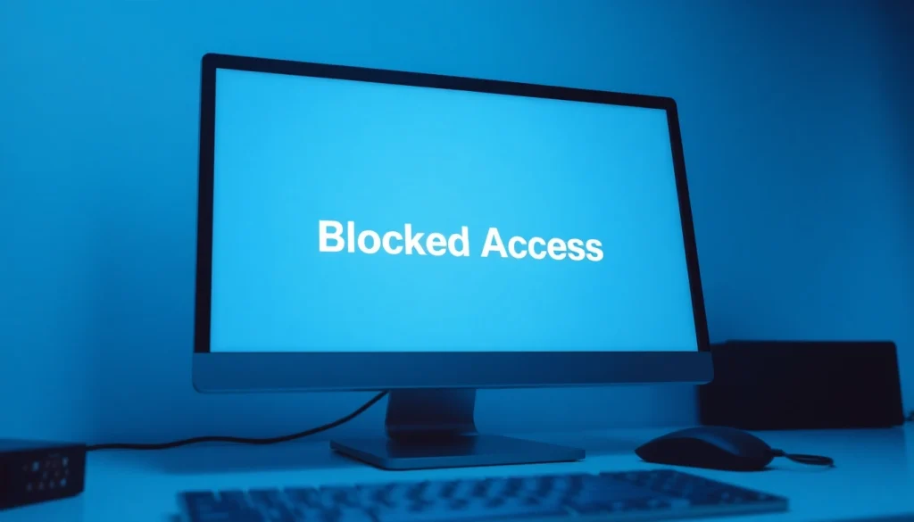 Inatogel users facing access issues on blocked page with security notification.