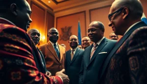 Highlighting Russian influence in Africa, African leaders discuss trade deals with Russian diplomats.