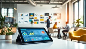 Showcase of AI content marketing platform enhancing collaborative digital marketing efforts.