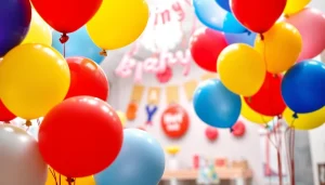 Customize Print balloons for celebrations with vibrant colors and festive decorations.