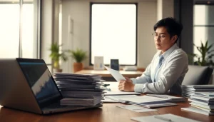 카드깡 관련 수치를 분석하는 전문가의 모습과 분위기를 전달합니다.