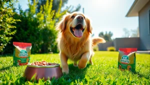 Celebrate happy dogs with dr marty pet food canada, featuring a joyful golden retriever in a sunny scene.