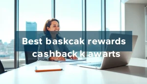 Engaging finance advisor highlighting Best cashback offers in a modern office setting.