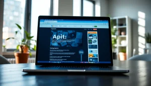 Utilizing a screenshot API for high-quality webpage capturing on a modern laptop.