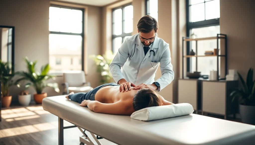 Sunnyvale Chiropractor providing gentle care and treatment in a modern clinic.