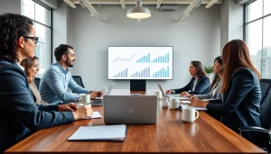 Engage with top business stories at https://inbusinessphx.com featuring professionals in a meeting.