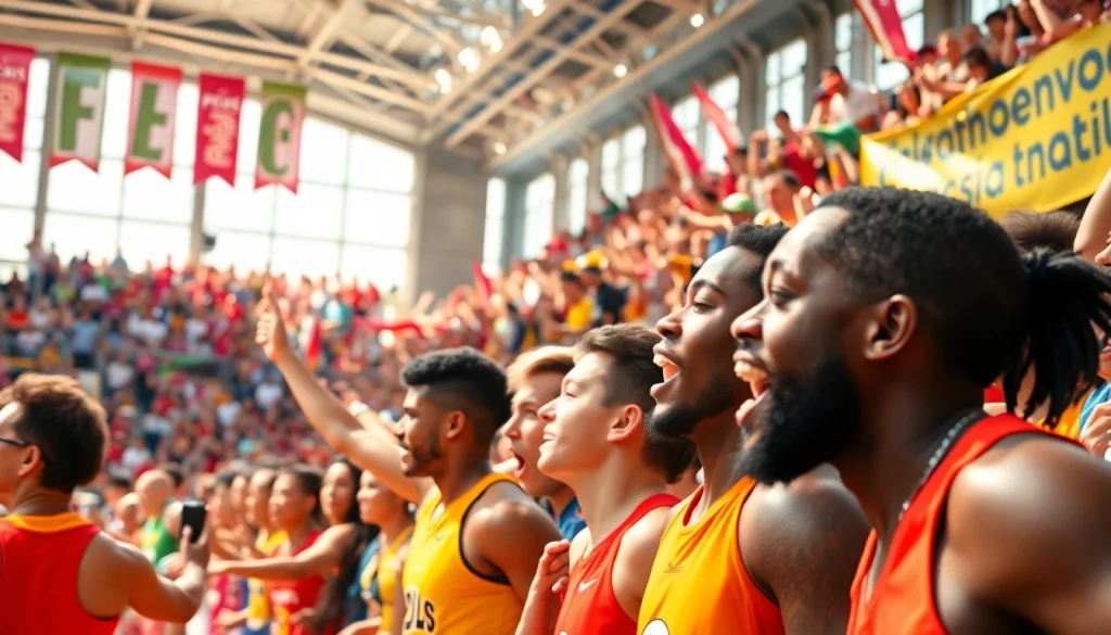 Experience the excitement of dailysport.co.uk with athletes competing passionately.