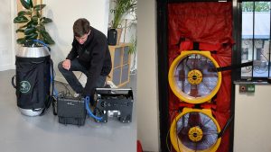 A-pulse-testing-kit-and-blower-door-test