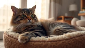 Adopt a Maine Coon cat for sale Sacramento showcasing playful features in a cozy indoor setting.