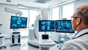 Engaging view of medical parker imaging technology in a modern healthcare setting