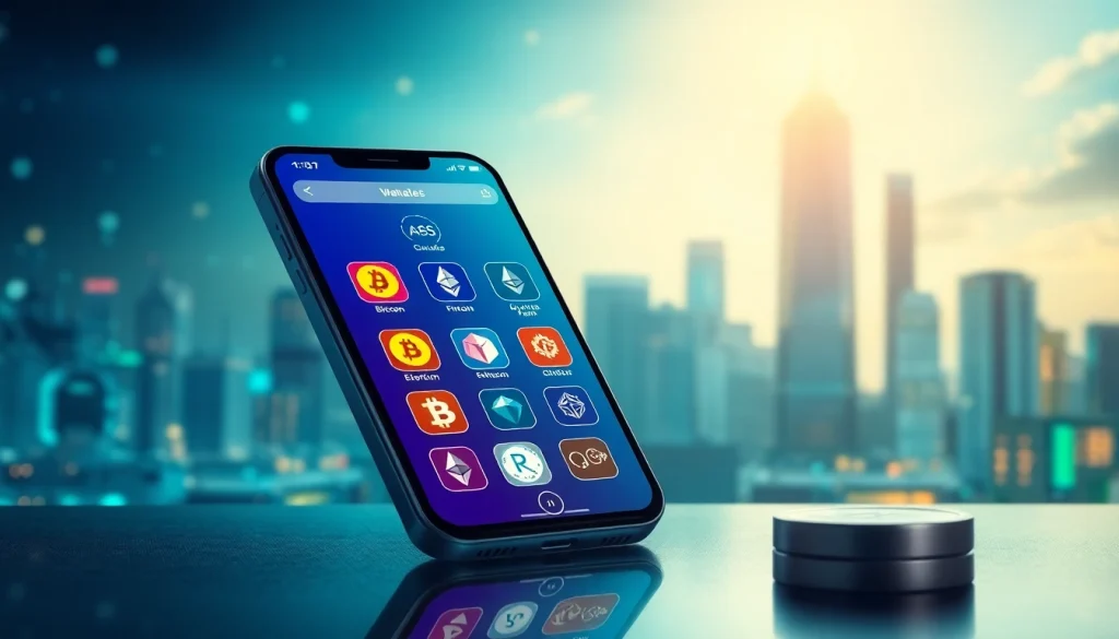Manage your cryptocurrencies securely with guarda wallet's intuitive interface displayed on a smartphone.