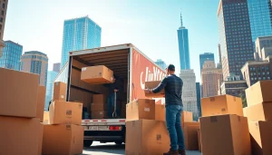 Efficient professional movers in NYC, showcasing the Best movers nyc during a dynamic city relocation.