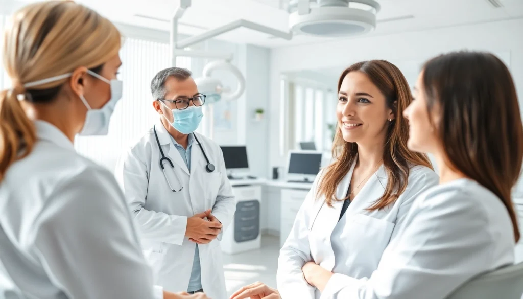 Vibrant consultation for Schönheitschirurgie Braunschweig showcasing modern aesthetic surgery.