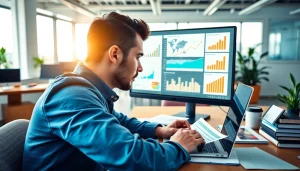 Analyzing data for selling wholesale on Amazon in a modern office setting.