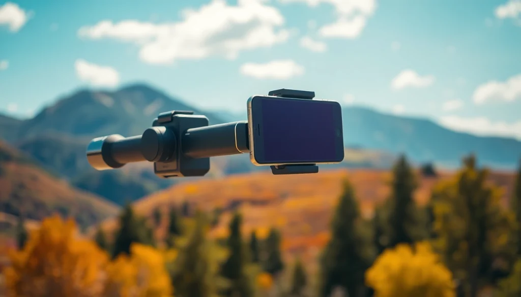 Capture cinematic movements with a gimbal camera providing stabilization in action.