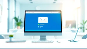 Generate and manage temporary email addresses seamlessly in a modern workspace setup.