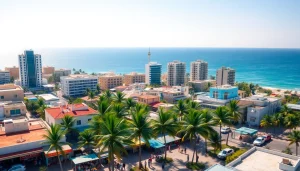 Mogadishu km square showcasing the vibrant cityscape and coastal beauty of the capital.