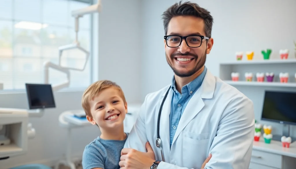 Orthodontist Myrtle Beach providing a friendly consultation in a modern clean clinic.