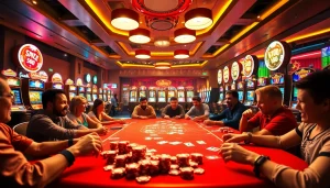 Experience the excitement of filbet casino with vibrant gaming atmosphere and engaging players.